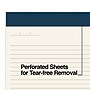 TRU RED Notepad, 8.5" x 11.75", Narrow Ruled, Ivory, 50 Sheets/Pad (TR58192)~#|#~s1211896_sc7