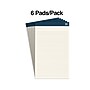 TRU RED Heavyweight Notepad, 8.5" x 14", Narrow Ruled, Ivory, 50 Sheets/Pad, 6 Pads/Pack (TR58196)~#|#~s1211901_sc7