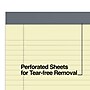 TRU RED™ Achieve Notepad, 8.5" x 11.75", Wide Ruled, Canary, 50 Sheets/Pad, 6 Pads/Pack (TR57364)~#|#~s1211907_sc7
