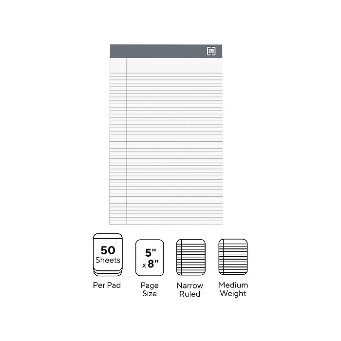 TRU RED™ Notepad, 5