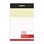 Staples® Mini Legal Notepad, 3" x 5", Narrow Ruled, Canary, 50 Sheets/Pad, 3/Pack (36312)~#|#~s1211954_sc7