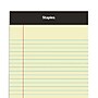 Staples Notepads, 5" x 8", Narrow Ruled, Canary, 50 Sheets/Pad, Dozen (ST57298)~#|#~s1211983_sc7