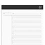 TRU RED™ Notepads, 8.5" x 11.75", Project Planner Format Ruled, White, 50 Sheets/Pad, 6 Pads/Pack (TR57379)~#|#~s1211984_sc7