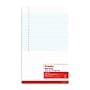 Staples Notepads, 8.5" x 14", Wide Ruled, White, 50 Sheets/Pad, Dozen Pads/Pack (ST57335)~#|#~s1211986_sc7