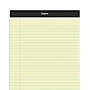 Staples Notepad, 8.5" x 14", Wide Ruled, Canary, 50 Sheets/Pad, Dozen Pads/Pack (ST57301)~#|#~s1211992_sc7