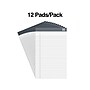 TRU RED™ Notepad, 5" x 8", Narrow Ruled, White, 50 Sheets/Pad, Dozen (TR59904/TR57360)~#|#~s1211994_sc7