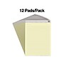 TRU RED™ Notepads, 8.5" x 11.75", Narrow Ruled, Canary, 50 Sheets/Pad, 12 Pads/Pack (TR57383)~#|#~s1211999_sc7