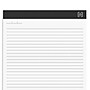 TRU RED™ Notepad, 8.5" x 11.75", Narrow Ruled, White, 50 Sheets/Pad, 6 Pads/Pack (TR57378)~#|#~s1212043_sc7
