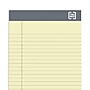 TRU RED™ Notepad, 5" x 8", Narrow Ruled, Canary, 50 Sheets/Pad, 6 Pads/Pack (TR57357)~#|#~s1212051_sc7