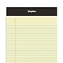 Staples Notepads, 5" x 8", Narrow Ruled, Canary, 100 Sheets/Pad, 6 Pads/Pack (ST57302)~#|#~s1212059_sc7