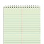 Staples Steno Pads, 6" x 9", Gregg Ruled, Green, 80 Sheets/Pad, Dozen Pads/Pack (ST57353)~#|#~s1212076_sc7