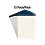 TRU RED™ Notepads, 8.5" x 11.75", Narrow Ruled, Ivory, 50 Sheets/Pad, 12 Pads/Pack (TR58195)~#|#~s1212085_sc7