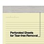 TRU RED™ Notepads, 8.5" x 14", Wide Ruled, Canary, 50 Sheets/Pad, 12 Pads/Pack (TR57386)~#|#~s1212086_sc7