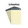 TRU RED™ Notepads, 5" x 8", Narrow Ruled, Canary, 50 Sheets/Pad, 12 Pads/Pack (TR57359)~#|#~s1212090_sc7