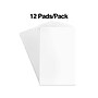 Staples Notepads, 5" x 8", Unruled, White, 100 Sheets/Pad, Dozen Pads/Pack (ST57329)~#|#~s1212122_sc7
