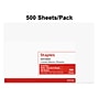 Staples Loose Memo Sheets, 4" x 6", White, 500 Sheets/Pad, /Pack (ST57326)~#|#~s1212123_sc7