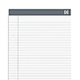 TRU RED™ Notepads, 8.5" x 14", Wide Ruled, White, 50 Sheets/Pad, 12 Pads/Pack (TR57372)~#|#~s1212130_sc7