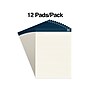 TRU RED™ Notepads, 8.5" x 11.75", Wide Ruled, Ivory, 50 Sheets/Pad, 12 Pads/Pack (TR58194)~#|#~s1212136_sc7