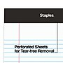 Staples Notepads, 5" x 8", Narrow Ruled, White, 100 Sheets/Pad, 6 Pads/Pack (ST57343)~#|#~s1212145_sc7