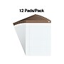 TRU RED™ Notepads, 8.5" x 11.75", Wide Ruled, White, 50 Sheets/Pad, Dozen Pads/Pack (TR58185)~#|#~s1212148_sc7