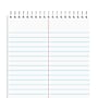 Staples Steno Pad, 6" x 9", Gregg Ruled, White, 80 Sheets/Pad, Dozen (ST57354/TR57354)~#|#~s1212150_sc7