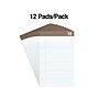 TRU RED™ Notepad, 5" x 8", Narrow Ruled, White, 50 Sheets/Pad, Dozen Pads/Pack (TR58181)~#|#~s1212151_sc7