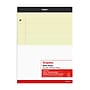Staples Notepads, 8.5" x 11.75", Wide Ruled, Canary, 100 Sheets/Pad, 6 Pads/Pack (ST57349)~#|#~s1212200_sc7