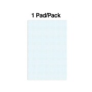 Staples Notepads, 11" x 17", Graph Ruled, White, 50 Sheets/Pad, 1 Pad/Pack (ST57336)