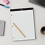 Staples Notepad, 8.5" x 11.75", Narrow Ruled, White, 100 Sheets/Pad (ST57345/TR57345)~#|#~s1212233_sc7