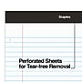 Staples Notepads, 8.5" x 11.75", Wide Ruled, White, 100 Sheets/Pad, 6 Pads/Pack (ST57350)~#|#~s1212238_sc7