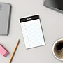 Staples® Perforated Mini Legal Writing Pads - Narrow Ruled, 3.5" x 2.5", White, 3/Pack (10871)~#|#~s1212260_sc7