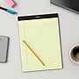 Staples Notepads, 8.5" x 11.75", Wide Ruled, Canary, 50 Sheets/Pad, Dozen (ST57300)~#|#~s1212266_sc7