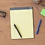 TRU RED Medium Weight Notepad, 8.5" x 11.75", Wide Ruled, Yellow, 50 Sheets/Pad (TR57361)~#|#~s1212304_sc7