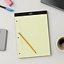 Staples Notepads, 8.5" x 11.75", Wide Ruled, Canary, 100 Sheets/Pad, 6 Pads/Pack (ST57349)~#|#~s1212323_sc7