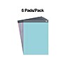 TRU RED™ Notepads, 8.5" x 11.75", Wide Ruled, Pastels, 50 Sheets/Pad, 6 Pads/Pack (TR57363)~#|#~s1212327_sc7
