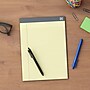 TRU RED™ Notepads, 8.5" x 11.75", Narrow Ruled, Canary, 50 Sheets/Pad, 12 Pads/Pack (TR57368)~#|#~s1212349_sc7