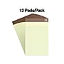 TRU RED™ Notepad, 5" x 8", Narrow Ruled, Canary, 50 Sheets/Pad, Dozen (TR59932/TR58180)~#|#~s1212364_sc7