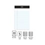 Staples Notepads, 5" x 8", Narrow Ruled, White, 100 Sheets/Pad, 6 Pads/Pack (ST57343)~#|#~s1212390_sc7