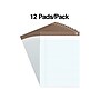 TRU RED™ Notepad, 8.5" x 11.75", Narrow Ruled, White, 50 Sheets/Pad, Dozen (TR59938/TR58187)~#|#~s1212395_sc7