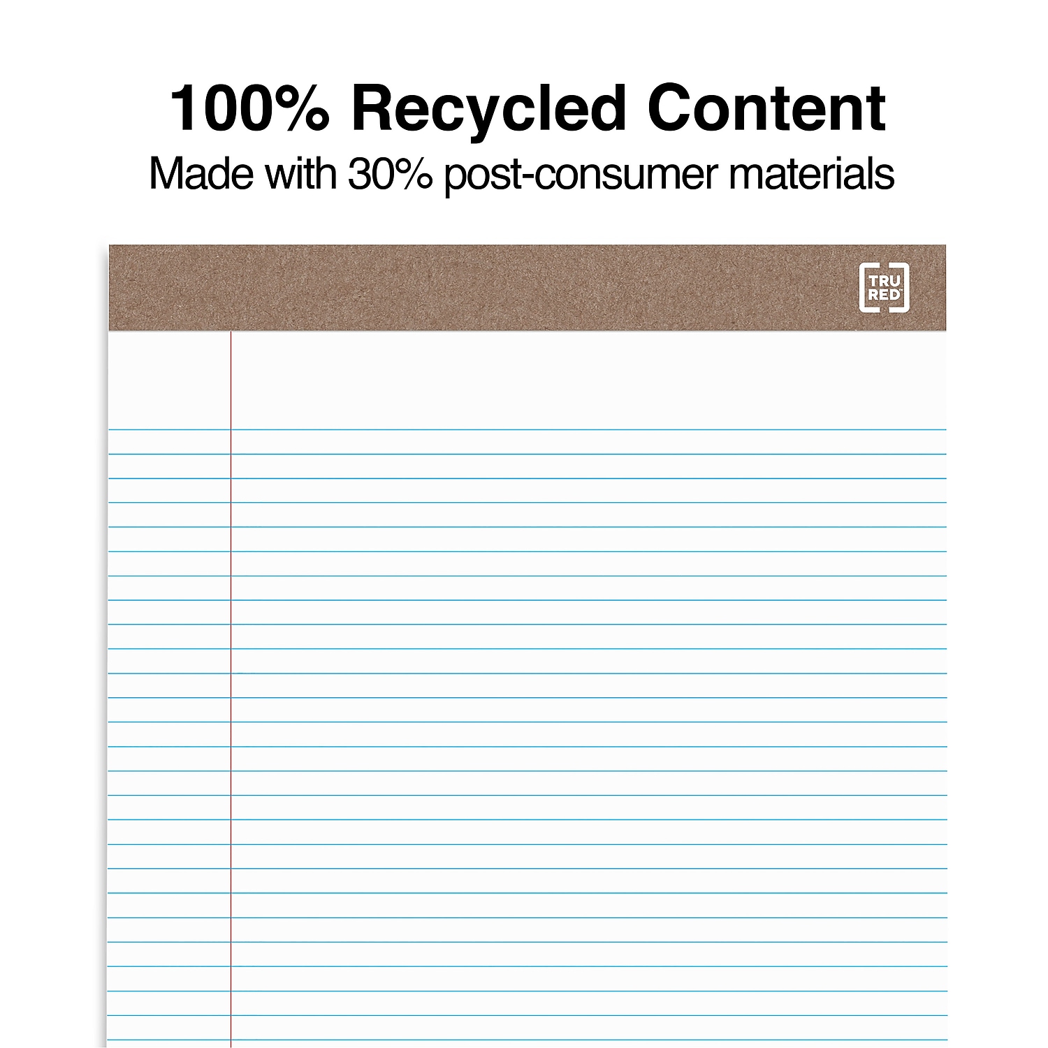 MyOfficeInnovations Notizblöcke 8,5" x 11,75" schmal weiß 50 Sh./Pad 12 Blöcke/PK - Bild 6 von 8