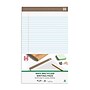 Staples Notepads, 8.5" x 14" (legal), Wide Ruled, White, 50 Sheets/Pad, Dozen Pads/Pack (58189)~#|#~s1212418_sc7