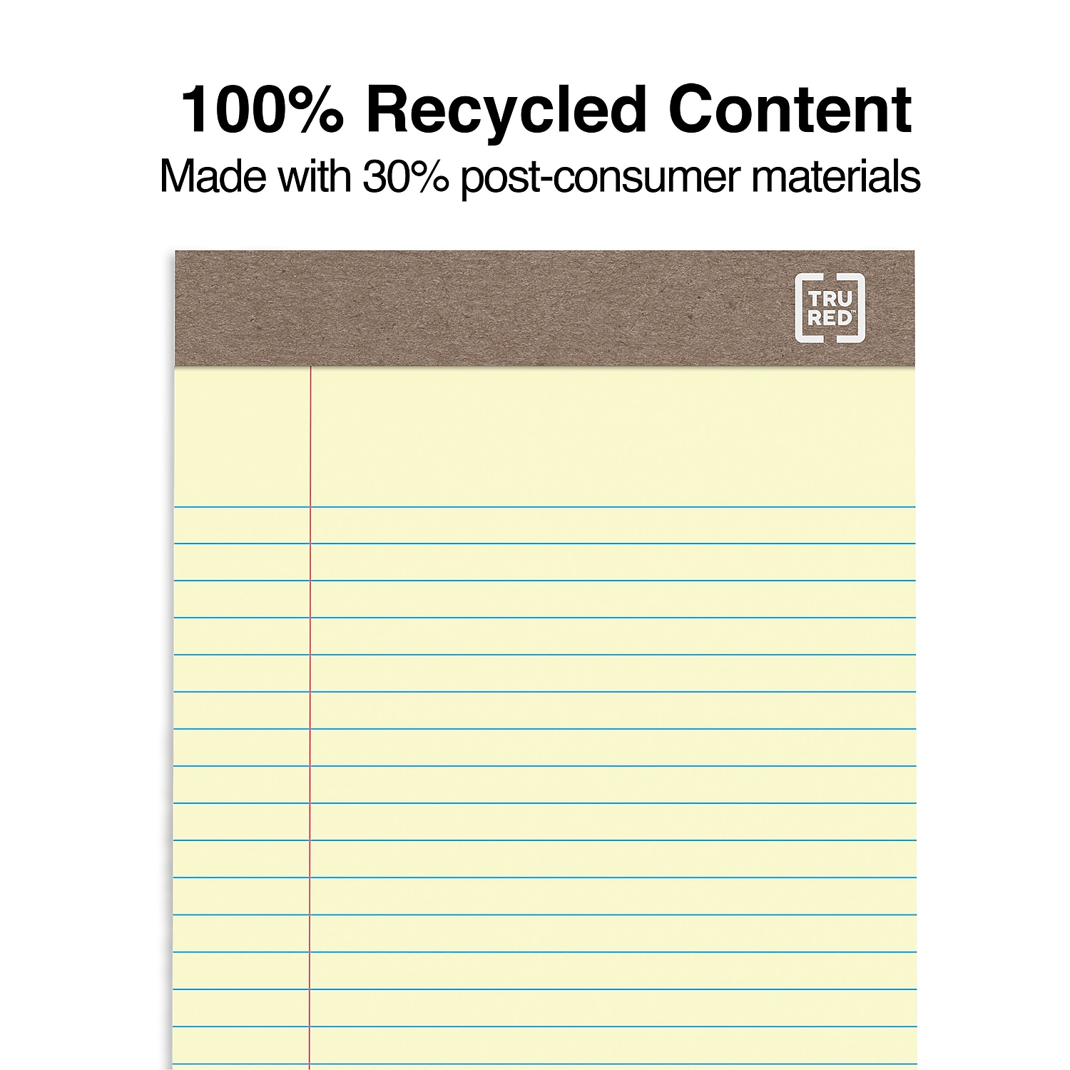 MyOfficeInnovations 100 % recycelt schmal liniert perforiert Notizblöcke Kanarienvogel 5 Zoll x - Bild 6 von 8