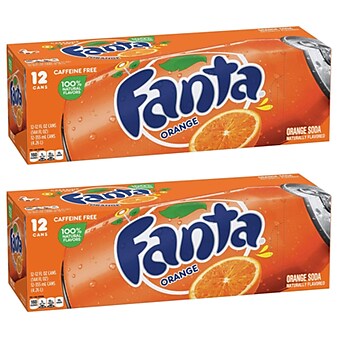 Coca-Cola Orange Fanta Soda, 12 oz., 24/Carton (49000030730)