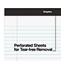 Staples Notepads, 8.5" x 11.75", Wide Ruled, White, 50 Sheets/Pad, Dozen (ST57339M/57339)~#|#~s1212474_sc7