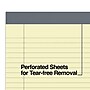 TRU RED™ Notepads, 8.5" x 14", Wide Ruled, Canary, 50 Sheets/Pad, 12 Pads/Pack (TR57371)~#|#~s1212476_sc7