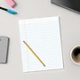 Staples Notepads, 8.5" x 11" (US letter), Wide Ruled, White, 50 Sheets/Pad, Dozen Pads/Pack (ST57334)~#|#~s1212504_sc7