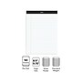 Staples Notepads, 8.5" x 11.75", Wide Ruled, White, 50 Sheets/Pad, Dozen (ST57339M/57339)~#|#~s1212506_sc7
