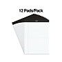 Staples Notepads, 8.5" x 11.75", Wide Ruled, White, 50 Sheets/Pad, Dozen (ST57339M/57339)~#|#~s1212509_sc7