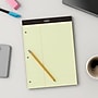 Staples Notepad, 8.5" x 11.75", Law Ruled, Canary, 100 Sheets/Pad, Each (ST57348)~#|#~s1212516_sc7