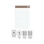 TRU RED™ Notepad, 5" x 8", Narrow Ruled, White, 50 Sheets/Pad, Dozen Pads/Pack (TR58181)~#|#~s1212555_sc7
